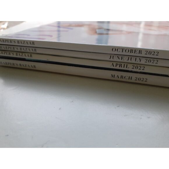 Harper's Bazaar March Apr Jun/Jul Oct 2022 Magazine Lot of 4 - Picture 7 of 7
